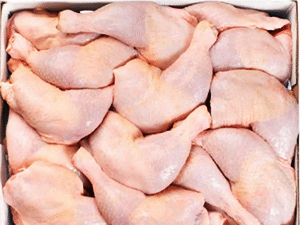 Caja de 33 libras de muslos y piernas de pollo